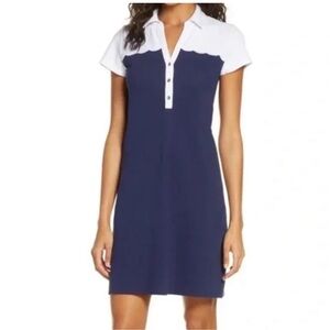 Lilly Pulitzer Navy and White Polo Mini Dress